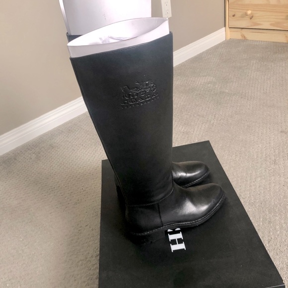 Coach black leather boots; Size:US6.5 - Picture 2 of 5